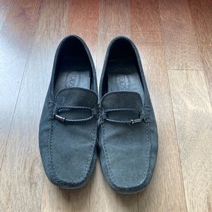 Tod’s Black Suede loafers men’s 9.5